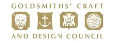 Logo of Goldsmiths' Craft and Design Council on a white background